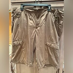 Caribbean Joe, Size 20, Island Supply Co., Woman Casual Brown Cargo Shorts